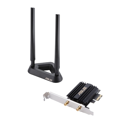 ASUS AX3000 (PCE-AX58BT) Next-Gen WiFi 6 Dual Band PCIe Wireless Adapter with Bluetooth 5.0 - OFDMA  2x2 MU-MIMO and WPA3 Security