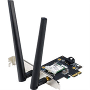 ASUS - BE6500 Tri-Band PCIe WiFi 7, BT 5.4, WPA3, OFDMA/MU-MIMO, MLO - Black