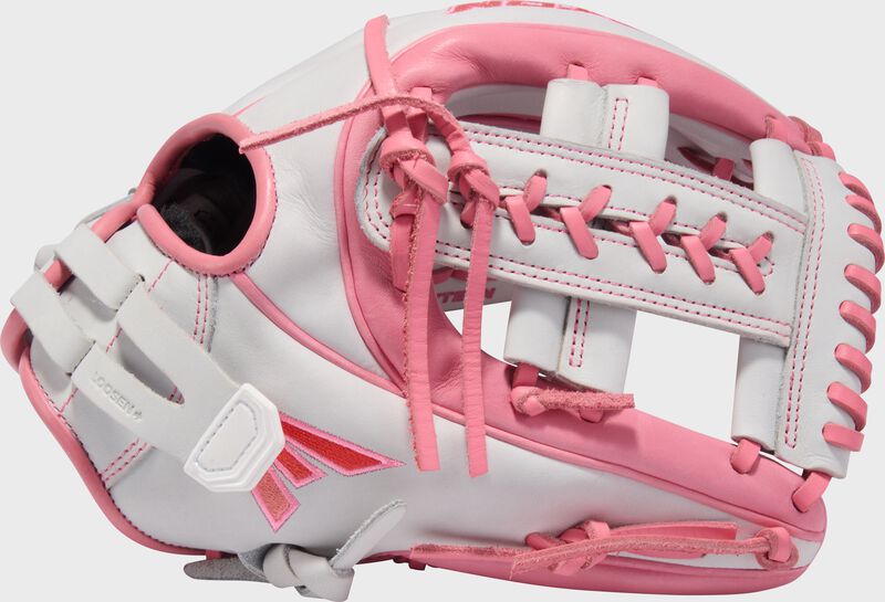 Easton Pro Collection Series 11.75-Inch Softball Glove - Right Hand Thrower - White/Pink