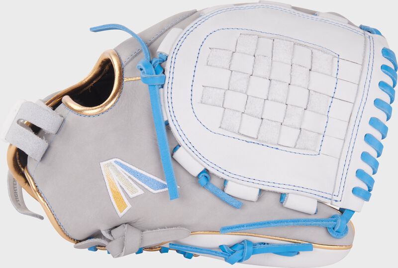 Easton Pro Collection Series 12-Inch Softball Glove - Right Hand Thrower - White/Gray