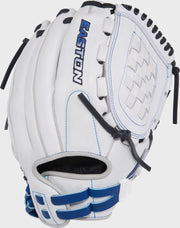 Easton Pro Collection Series 12.5-Inch Softball Glove - Left Hand Thrower - White/Royal