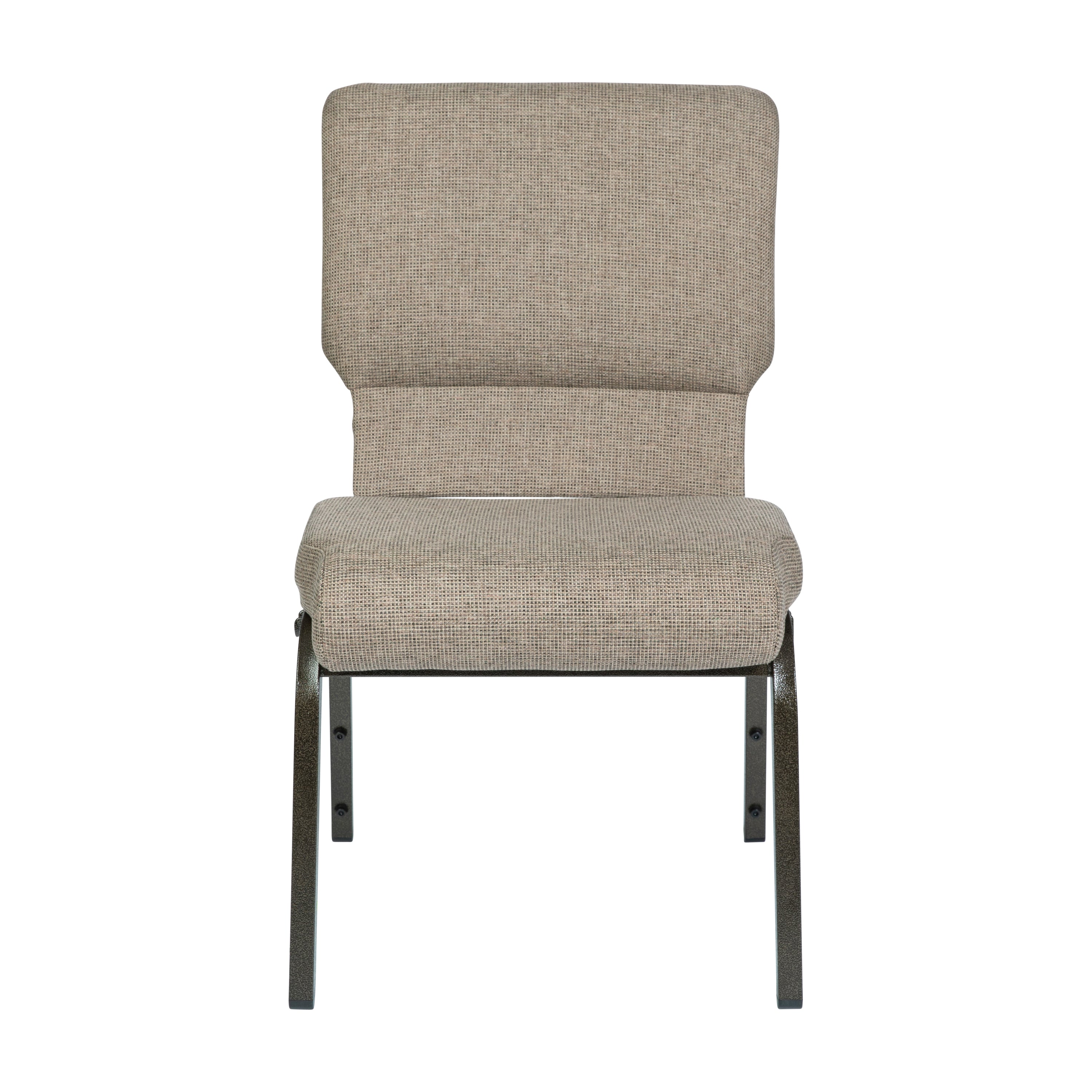 Advantage Mixed Tan Church Chair 20.5 in. Wide