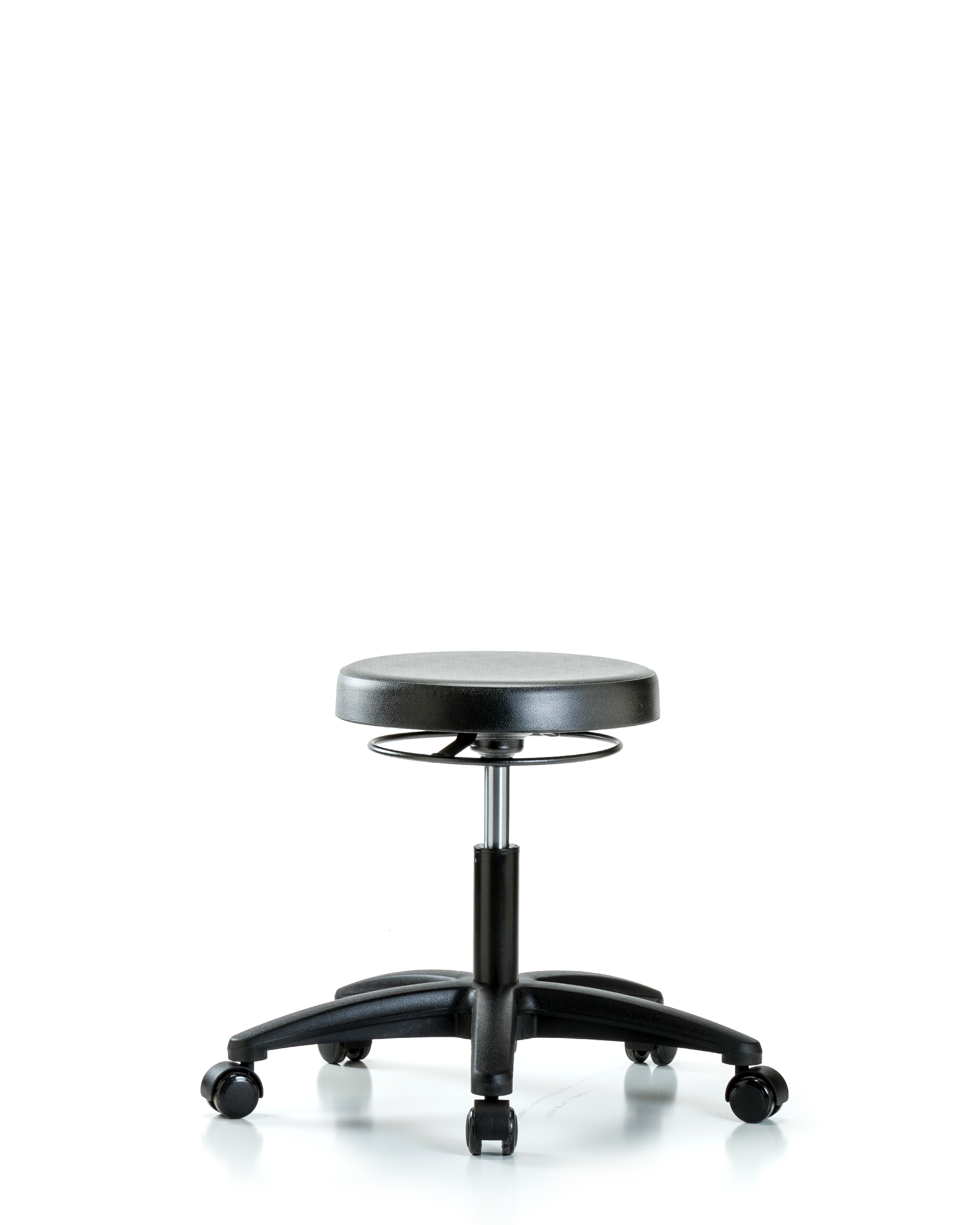 Polyurethane Stool - Desk Height with Casters