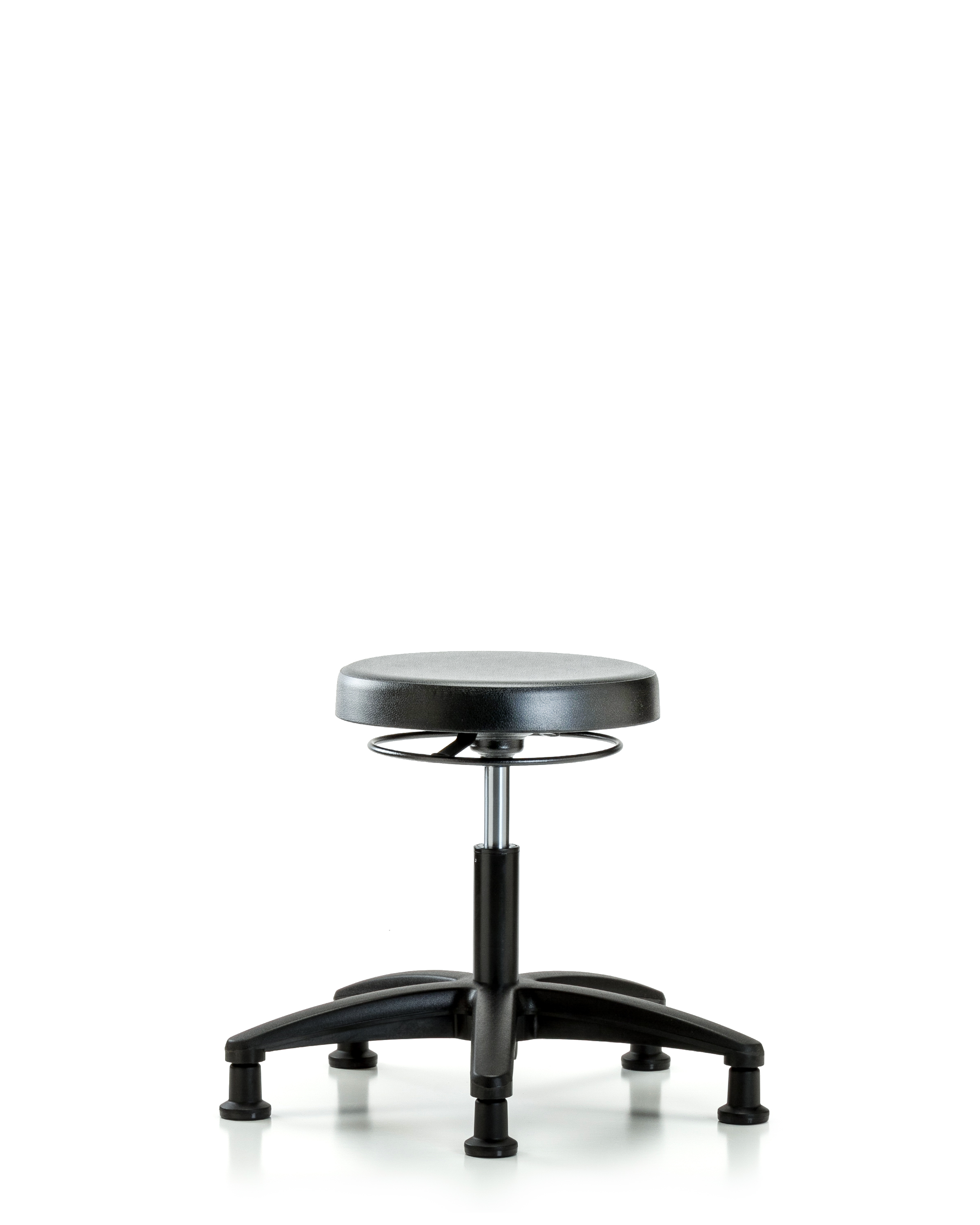 Polyurethane Stool - Desk Height with Stationary Glides