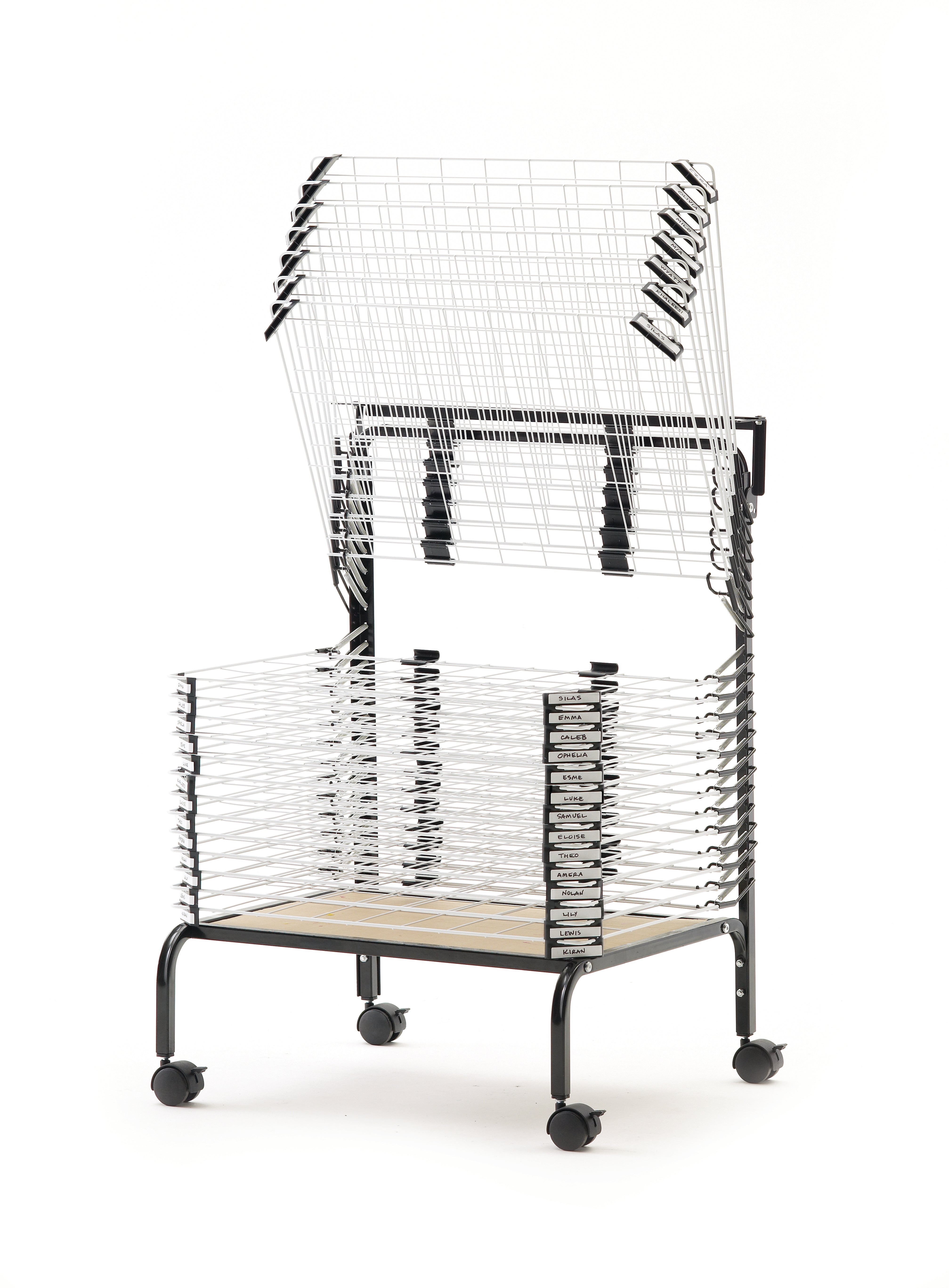 Spring Loaded Paint Drying Rack