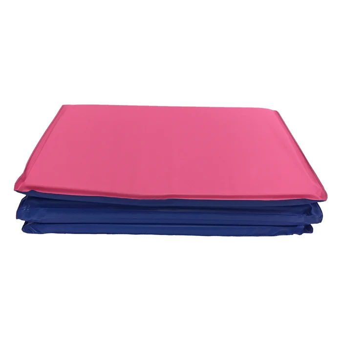 Toddler KinderMat Blue/Pink W/ Pillow, 3/4", Pack of 10