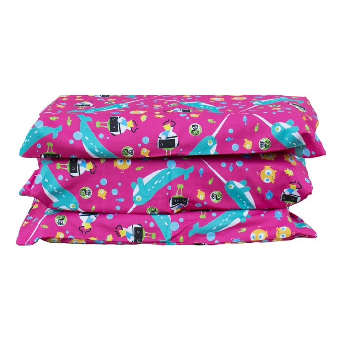 PBS Kids Narwhal Expedition Sheet Large  - 26.5" x 50" - LARGE