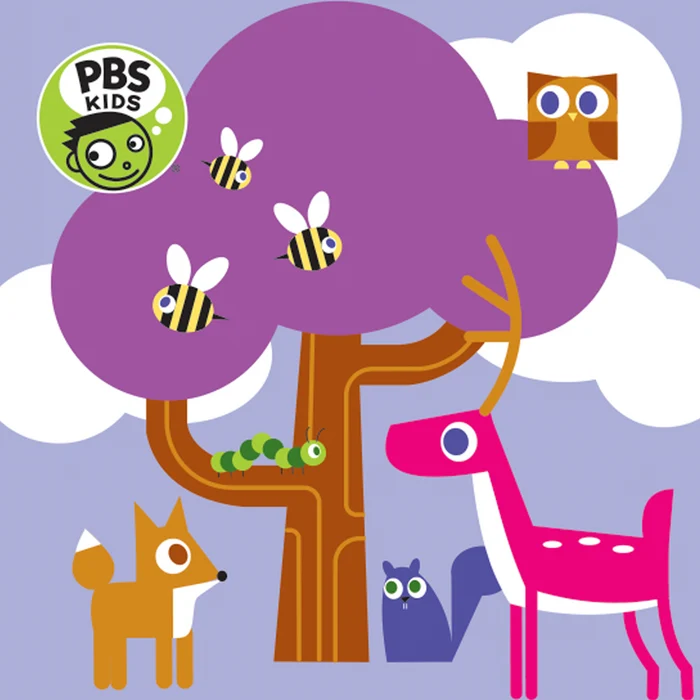 PBS Kids Woodland Friends Sheet Large  - 26.5" x 50" - LARGE