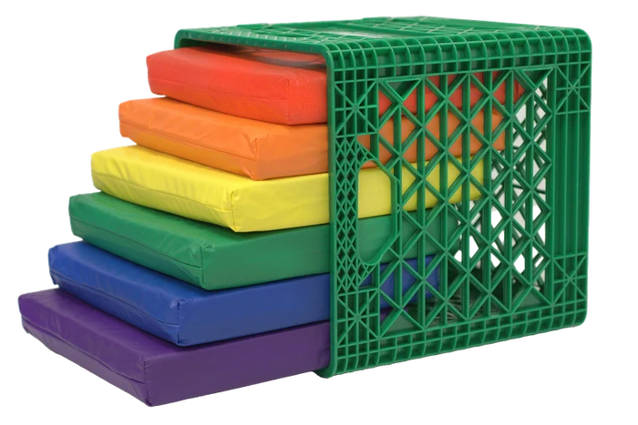 KinderCrate-Green-6 Pack Cushions