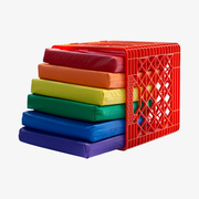 KinderCrate-Orange-6 Pack Cushions