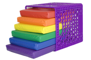 KinderCrate-Purple-6 Pack Cushions