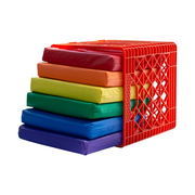 KinderCrate-Red-6 Pack Cushions