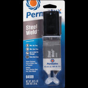 84109 Permatex Steel Weld, Multi-Metal Epoxy, Dual Syringe, Carded, Grey