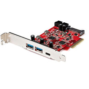 StarTech.com 5-Port USB PCIe Card  10Gbps USB 3.1 Gen 2 PCIe Card  1 USB-C/2 USB-a  Internal Header (2x 5Gbps USB)  USB C PCI Express Card