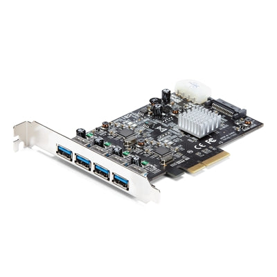StarTech.com 4-Port USB PCIe Card - 10Gbps USB 3.1/3.2 Gen 2 Type-a PCI Express Expansion Card with 2 Controllers - 4x USB-a - USB PCIe Add-on Adapter