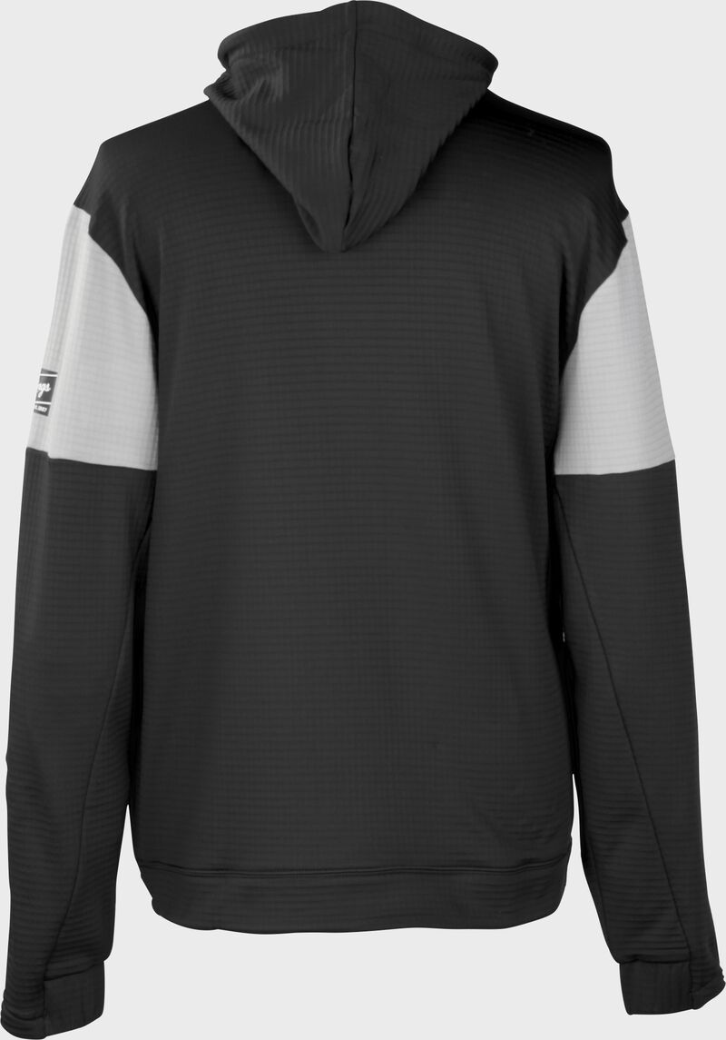 Rawlings Adult Colorsync Quarter-Zip Performance Fleece Hoodie - 3Xl - Black