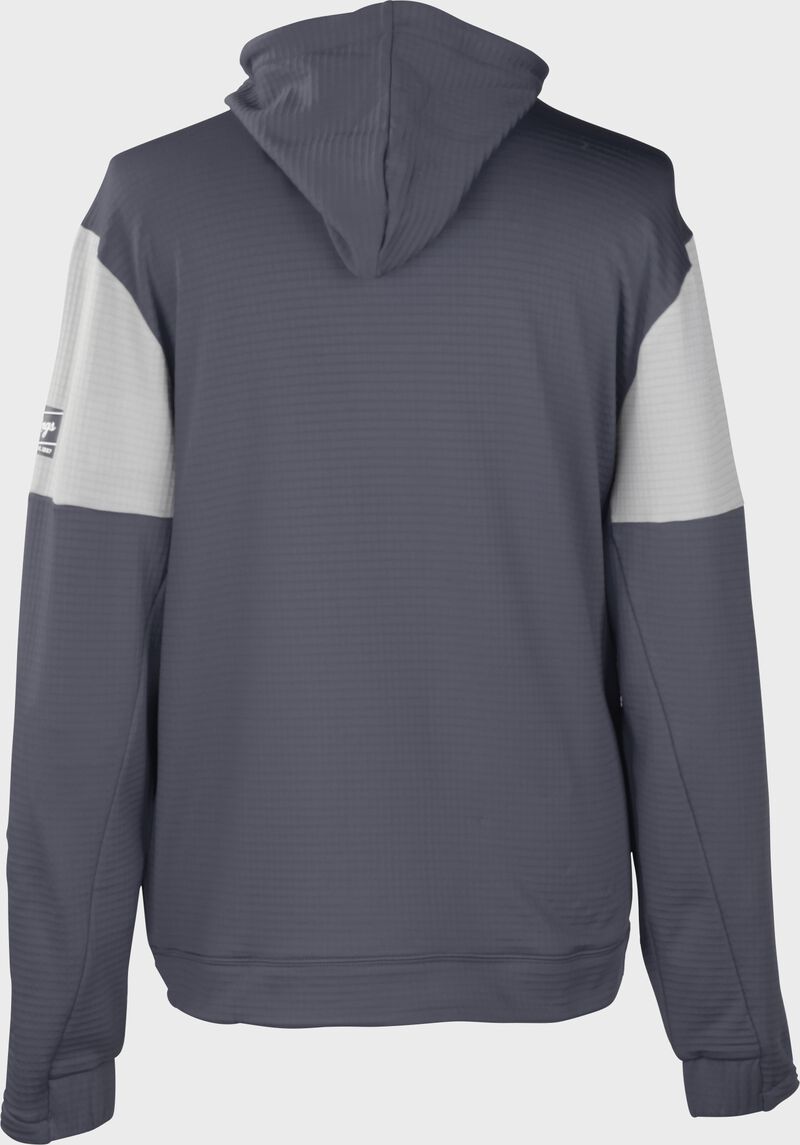 Rawlings Adult Colorsync Quarter-Zip Performance Fleece Hoodie - Extra Large - Graphite