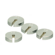 Weights Slotted Nickel Plated Steel, 5G