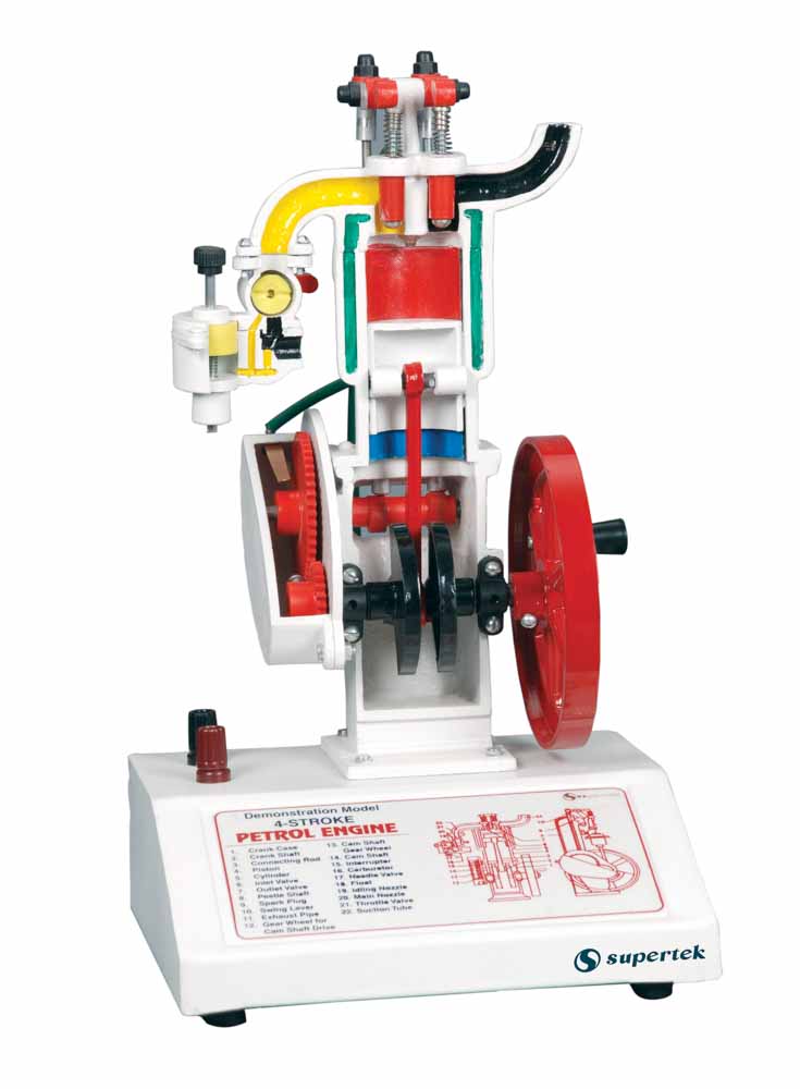 Four Stroke Petrol Engine Model
