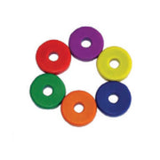 Ring Magnet Set, 6 Colors (Red, Orange, Purple, Yellow, Green, Blue)