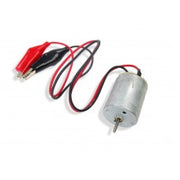Miniature Dc Motor With Leads W/ Alligator Clips W/ Sheaths