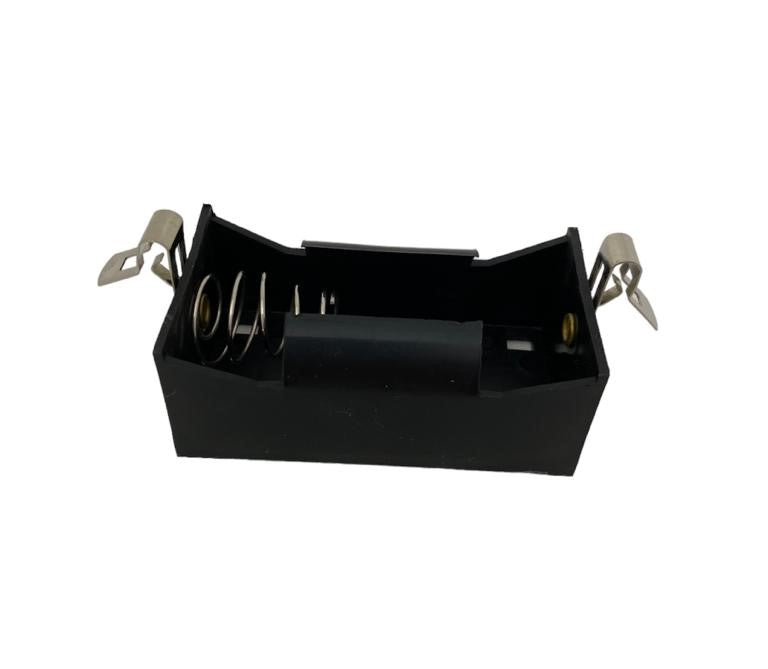 D Cell Battery Holder With Fahnstock Clips