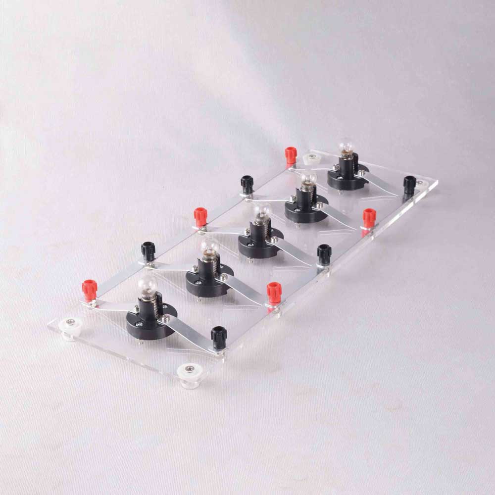 Lamp Board, 5  Socket, 6 Volt