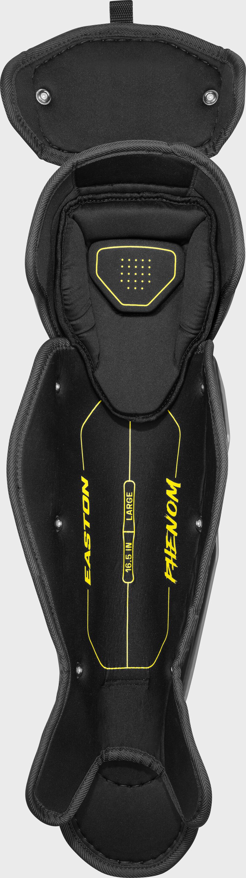 Easton Phenom Medium Leg Guards - Medium - Black