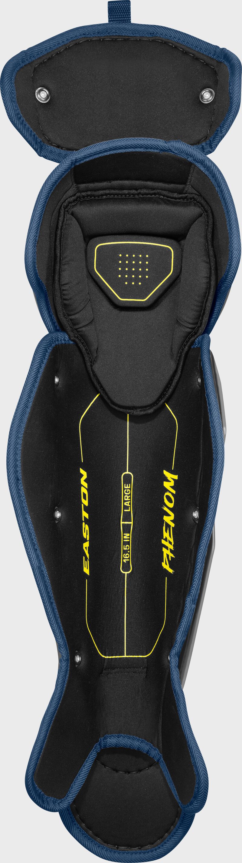 Easton Phenom Medium Leg Guards - Medium - Navy