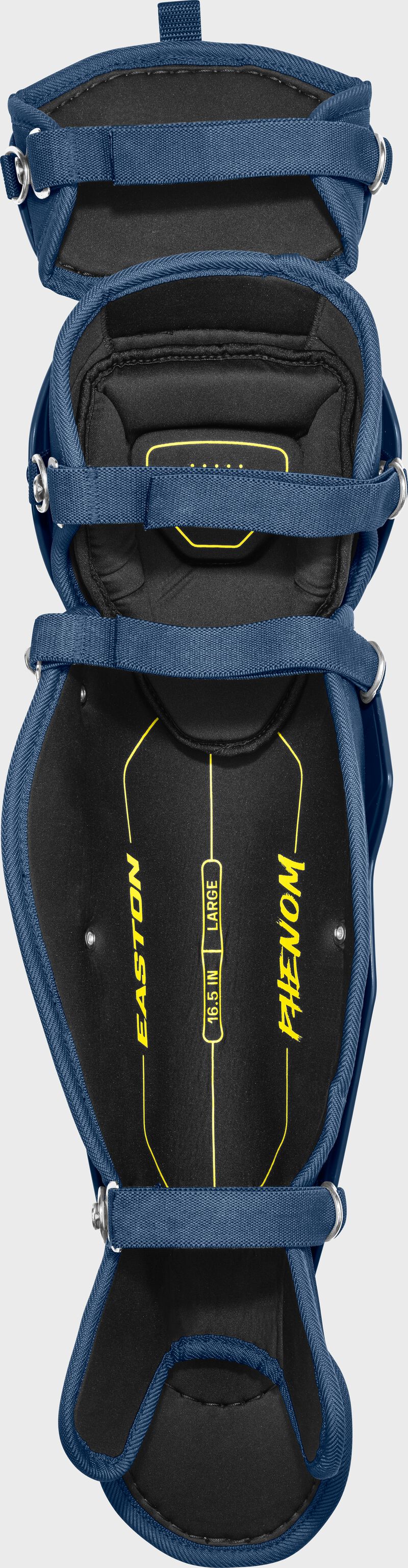 Easton Phenom Large Leg Guards - Large - Navy