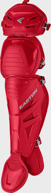 Easton Phenom Small Leg Guards - Small - Red