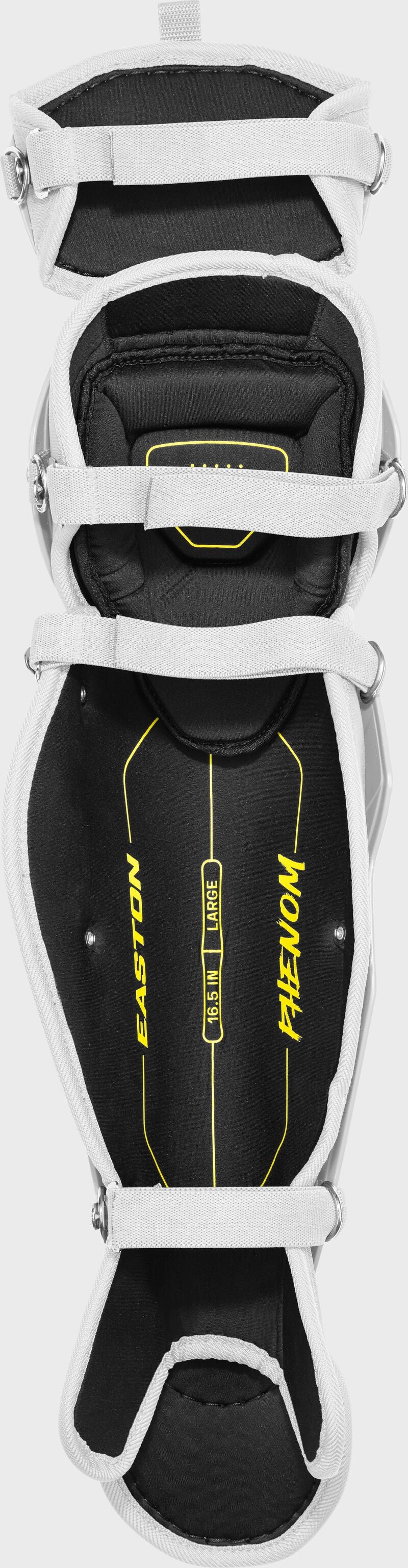 Easton Phenom Large Leg Guards - Large - White