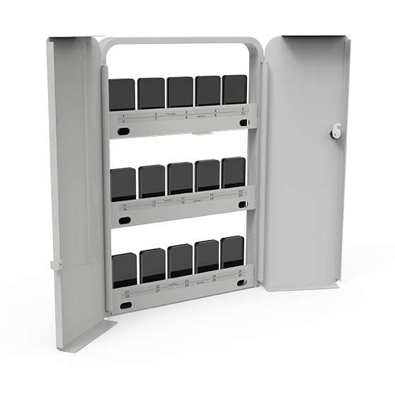 Wall Mounted Phone Storage Cabinet