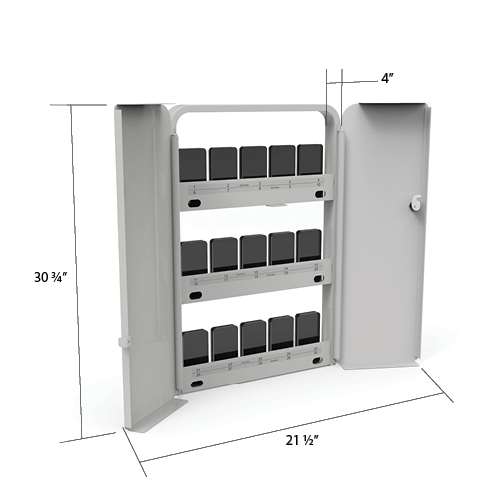 Wall Mounted Phone Storage Cabinet