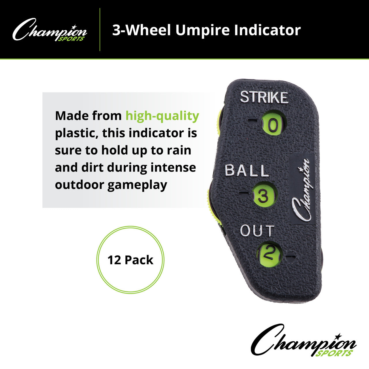 3 Wheel Umpire Indicator