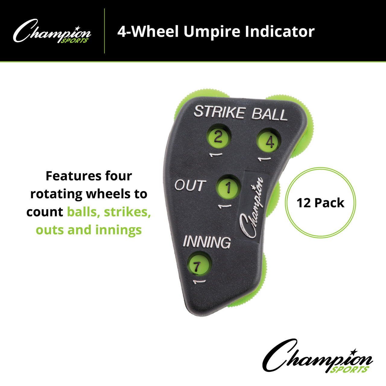 4 Wheel Umpire Indicator
