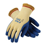 09-K1300/L PIP G-Tek K-Force,Kevlar With Blue Latex "Crinkle" Grip,L