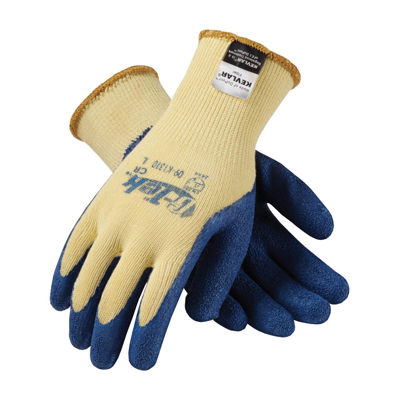 Kevlar Glove Blue Latex Coated Sz. Large 1/DZ