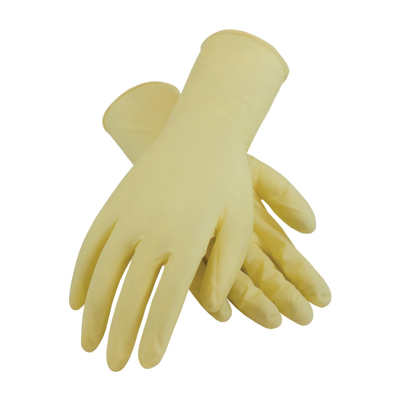 PIP CLEANTEAM CLASS 10 CLEANROOM LATEX, FINGER TEXTURED, 12" LENGTH, POWDER FREE, 5 MIL. , Size Large, Case Qty.: 1 Case