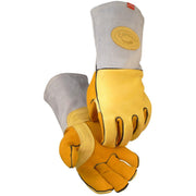 1485-6 PIP Premium MIG/Stick Welder's Gloves, Elk Skin, Gold, X-Large