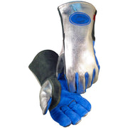 1524-L PIP Premium MIG Welder's Gloves, Split Cowhide, Gauntlet, Large