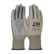 15-340/XS PIP G-Tek Suprene Seamless Knit Blended Glove, Tan/Gray, Size: X-Small
