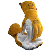1540-4 PIP Premium TIG Welder's Gloves, Goatskin, Gauntlet, Gold, Medium