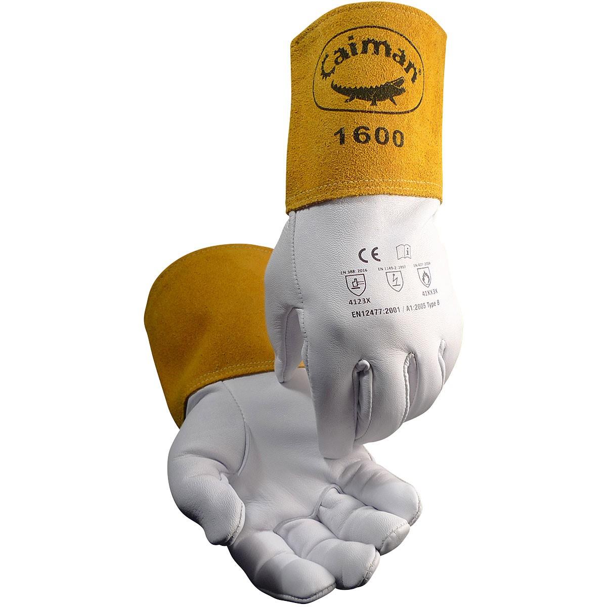 1600-XL PIP Premium TIG Welder's Gloves, Goatskin, Unlined, Slip-on, X-Large