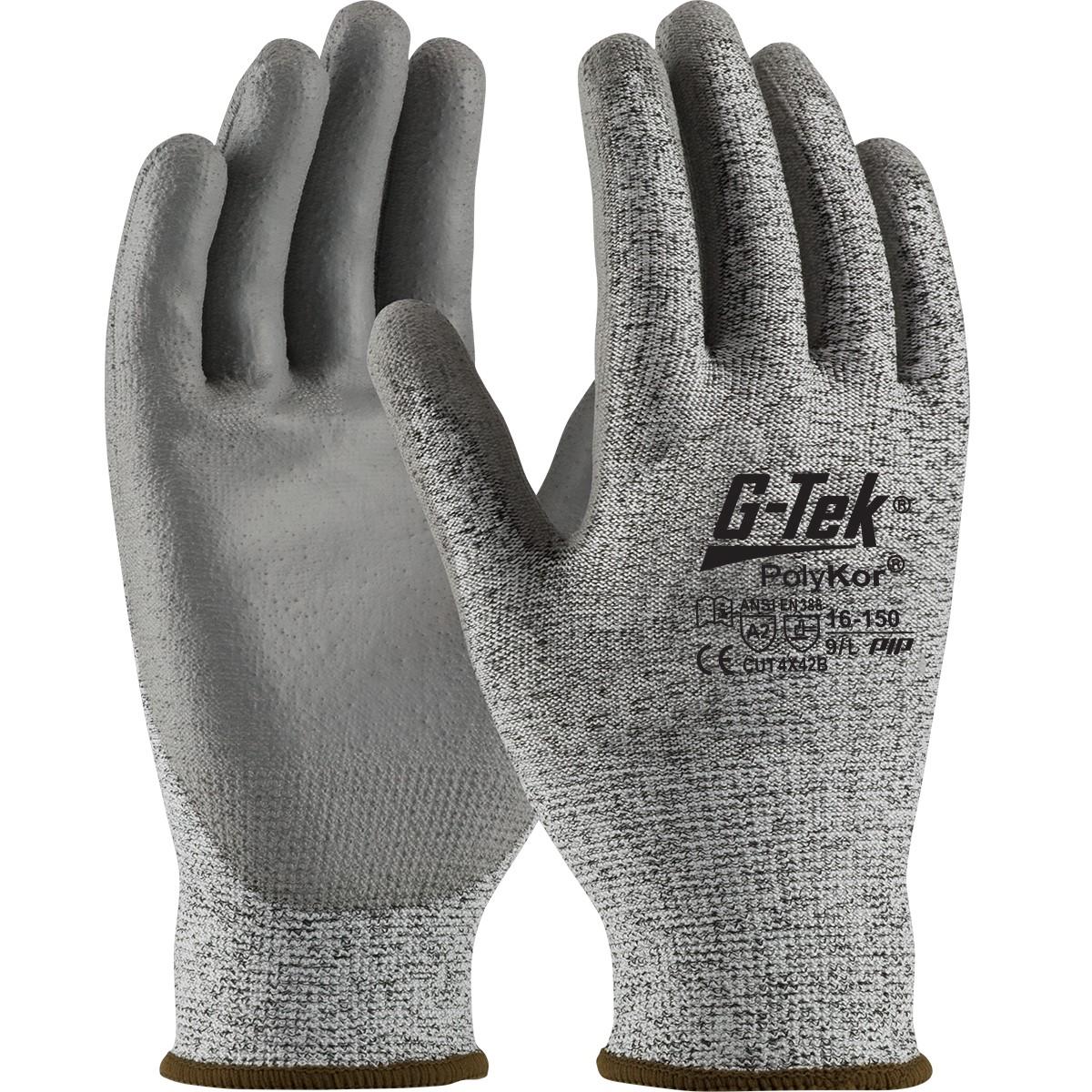 16-150/M PIP G-Tek® PolyKor® Seamless Knit PolyKor® Blended Glove, Medium