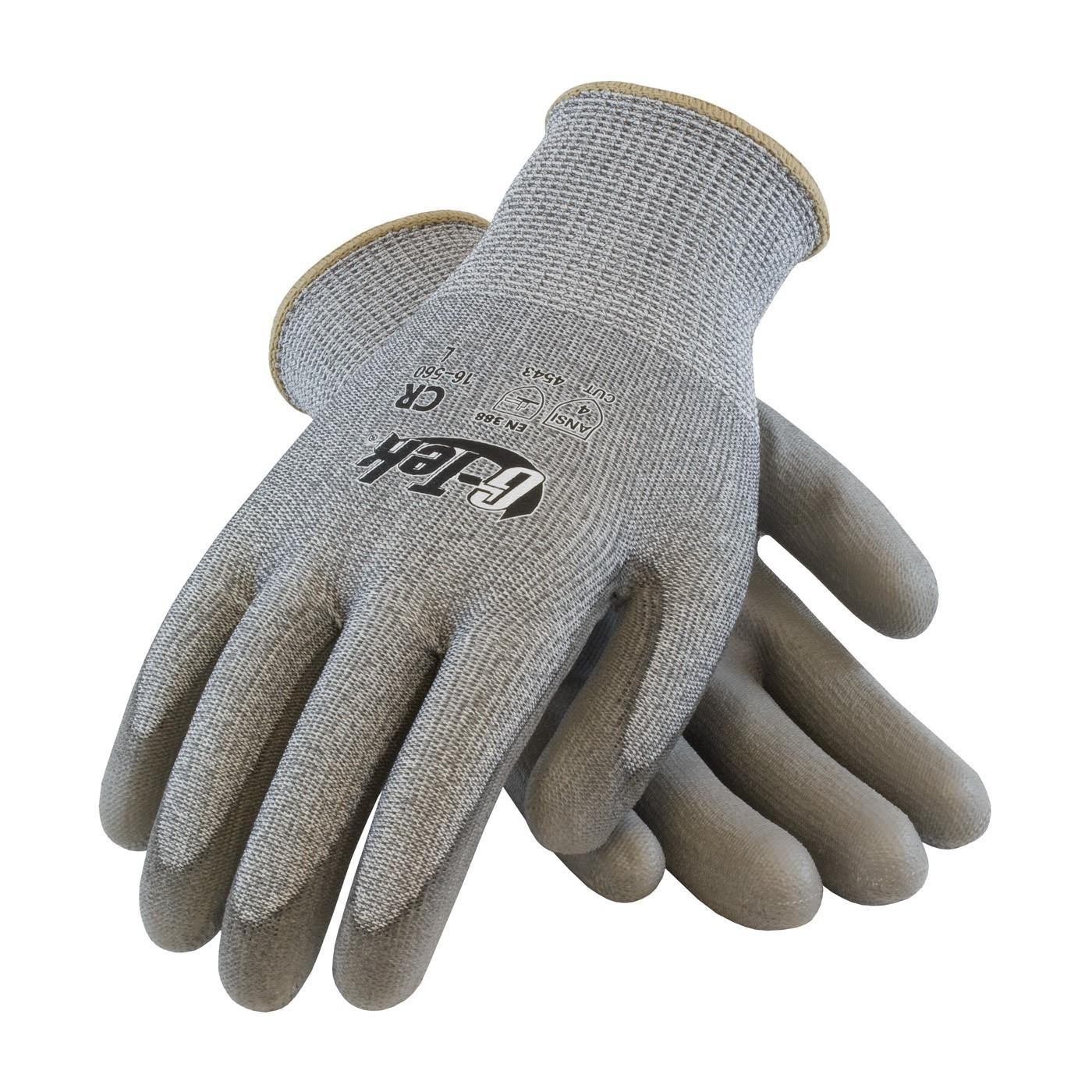 16-560/L PIP G-Tek Cr,Gray HPPE/Glass Liner,13 Gauge Seamless Shell,L