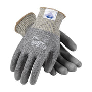 Protective Industrial Products G-TEK Dyneema Cut Resistant Gloves, Size: Large, Material: Gray & Black Knit with Gray Polyurethane palm, Packaging Qty: 12