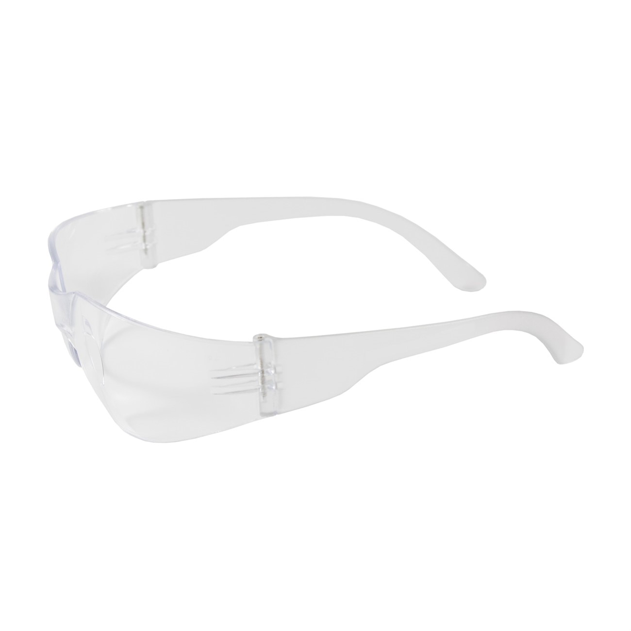 Safety Glasses, EYEWEAR, ZENON Z12, RIMLESS FRONT, CLEAR TEMPLES , CLEAR ANTI-FOG LENS