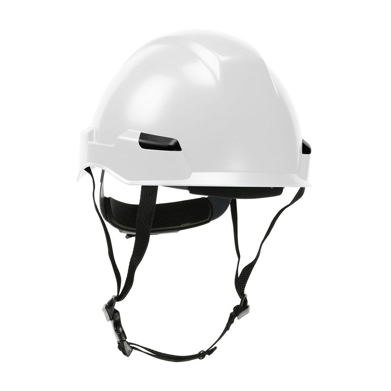 Climbing Helmet, ABS / Polycarbonate Shell, Wheel Ratchet Adjustment, White, 8/Case