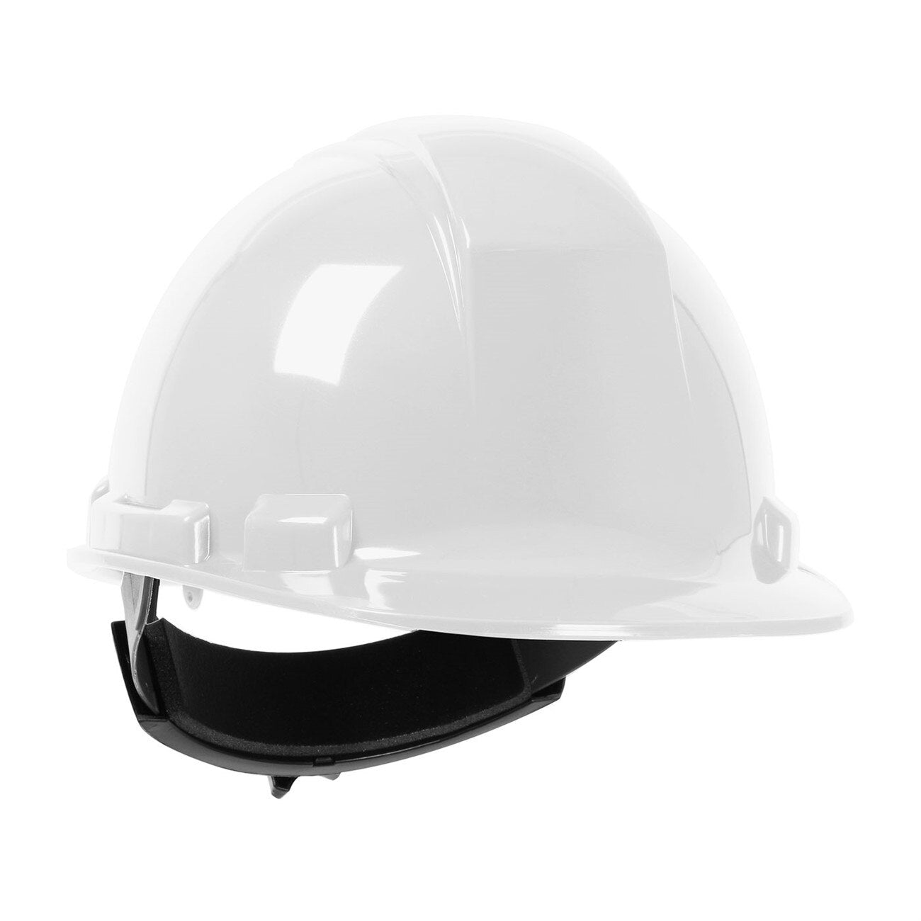 Whistler, Cap Style Hard Hat, HDPE Shell, Ratchet Adjustment, White, 12/Case